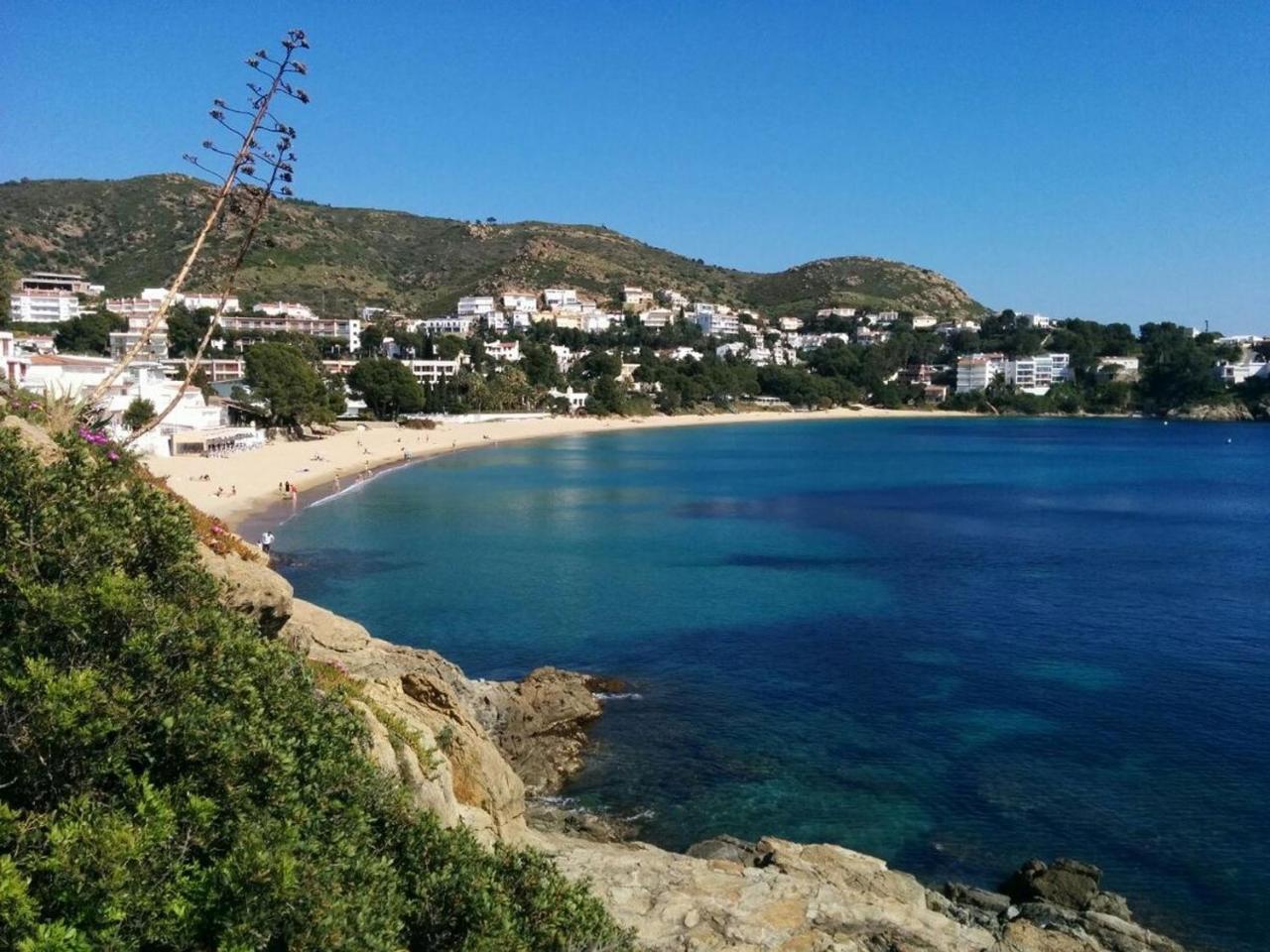Breathtaking Costabrava Seaview Apartment 5M Beach - Casa Artevida 로지즈 외부 사진
